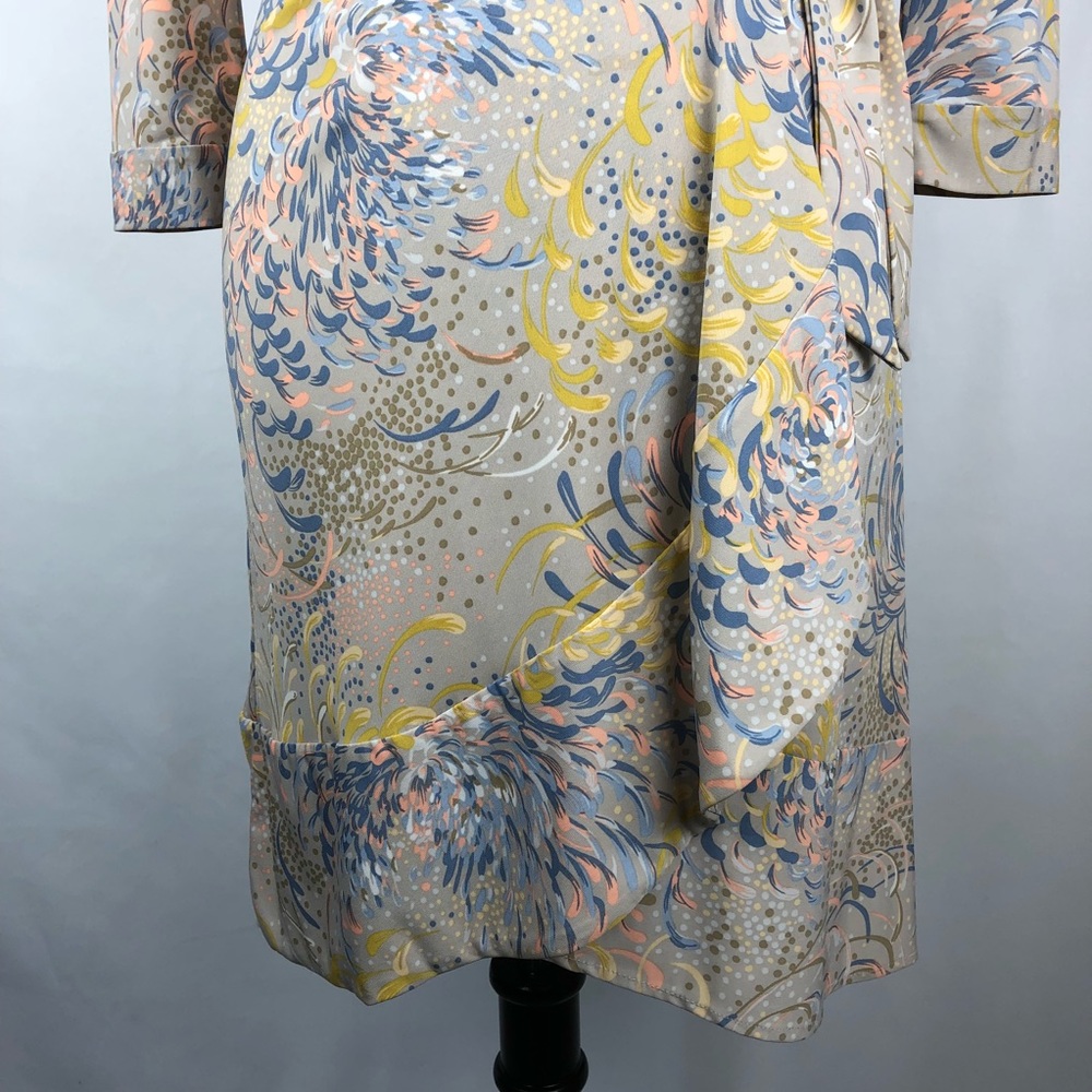 BCBGMaxAzria Multicolor Wrap Dress - Picture 4 of 8